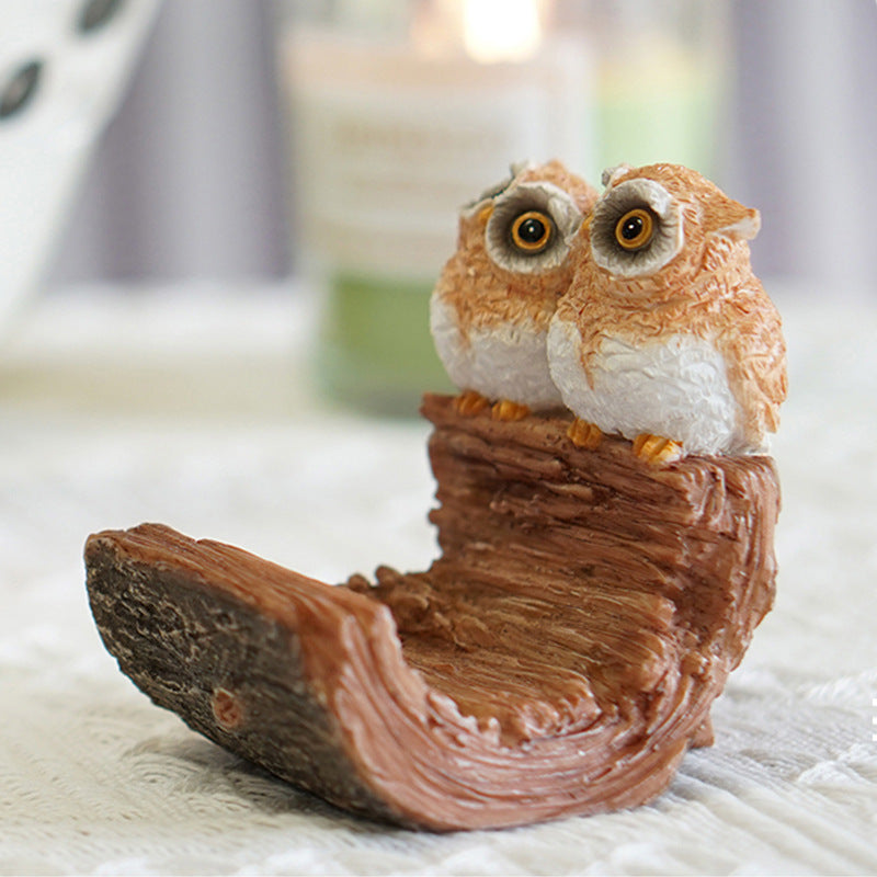 Desk Phone Holder for Frog Ornaments and Stress Relief
