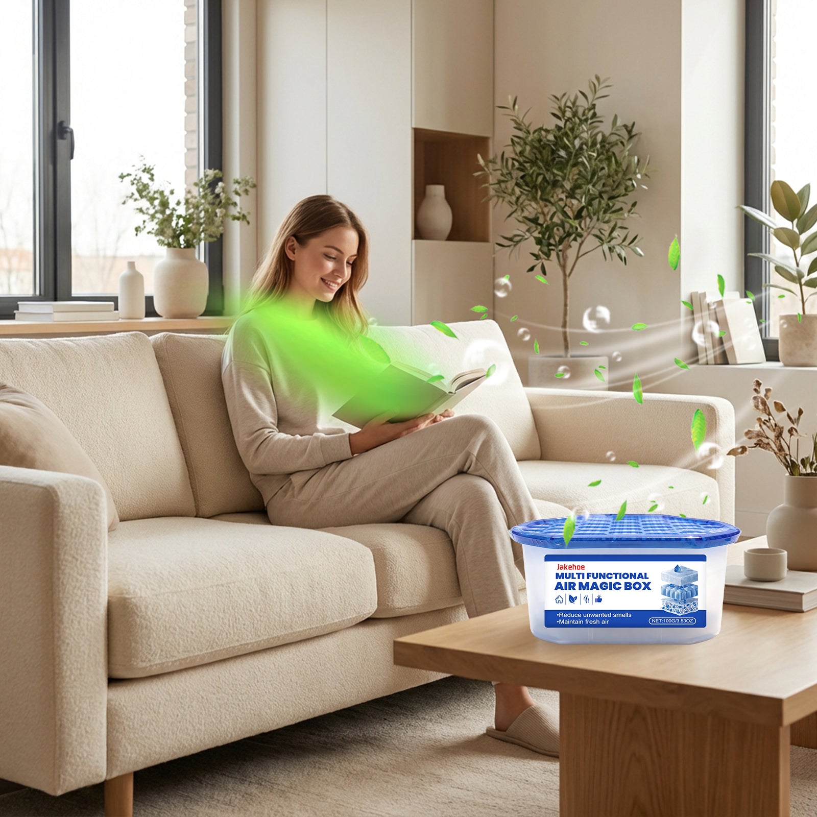 Boîte magique de purification d'air multifonctionnelle 1 0 0g1box