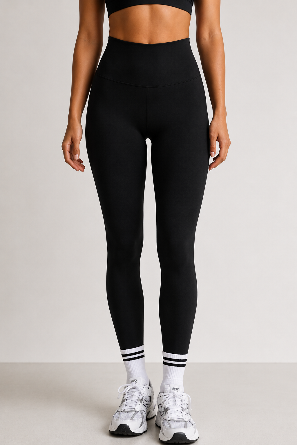 Leggings haute taille pleine longueur pour femmes Soft Stretch Slim Fit Pantalons de base