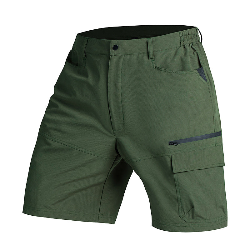Short de travail sport respirant multi-poches pour hommes Quick-Dry Outdoor Running Casual Pantalons
