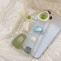 Cas original de téléphone vert Niche avocat haut de gamme