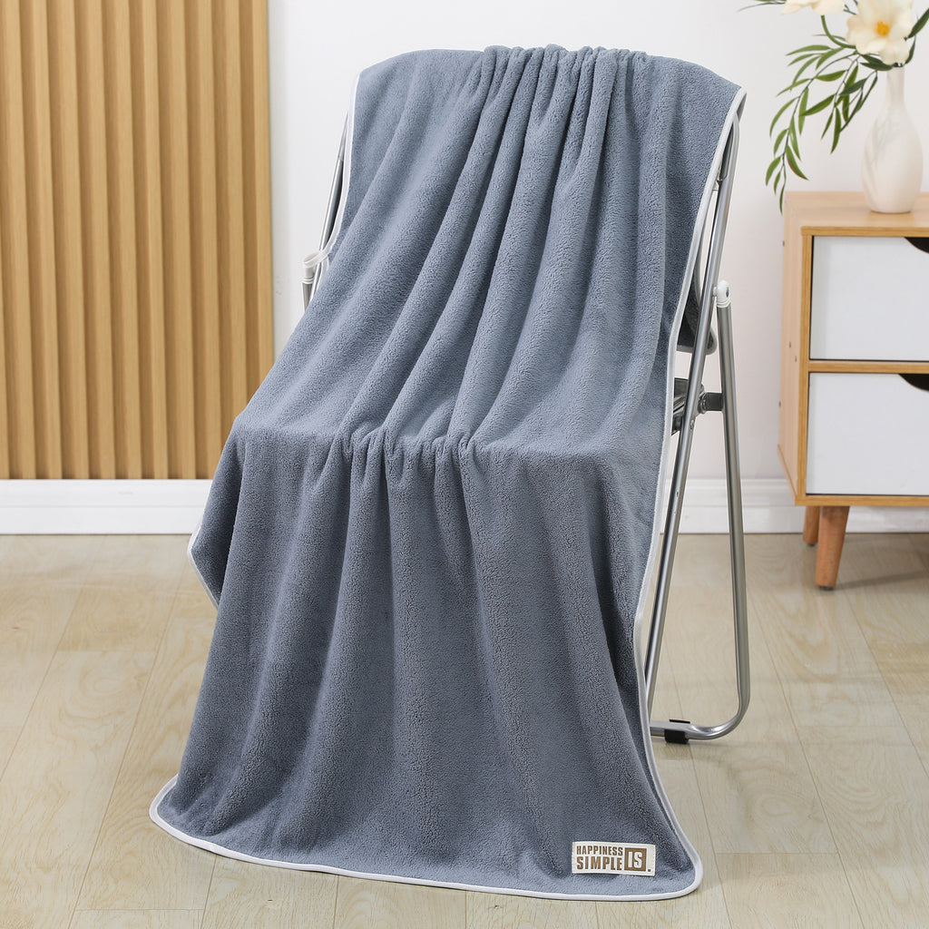 Classe A Serviette de bain en polaire de corail Soft Skin-friendly Très absorbante et sans lint