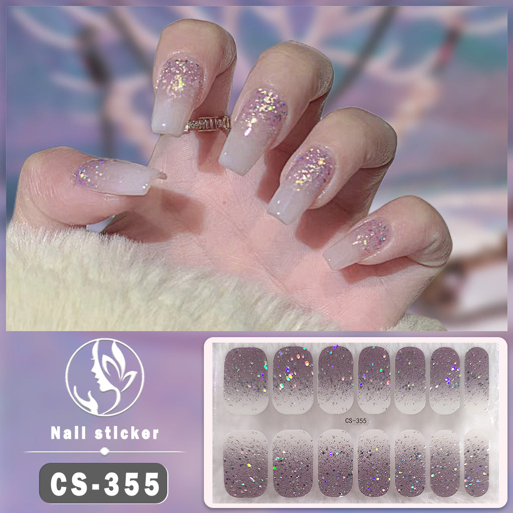 Pièce en forme d'ongle d'art en couleur solide imperméable