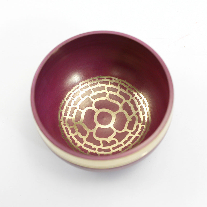Handmade Colorful Himalaya Bowl Yoga Méditation Musique Instrument de percussion