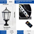 Lampe solaire à pilier extérieur étanche