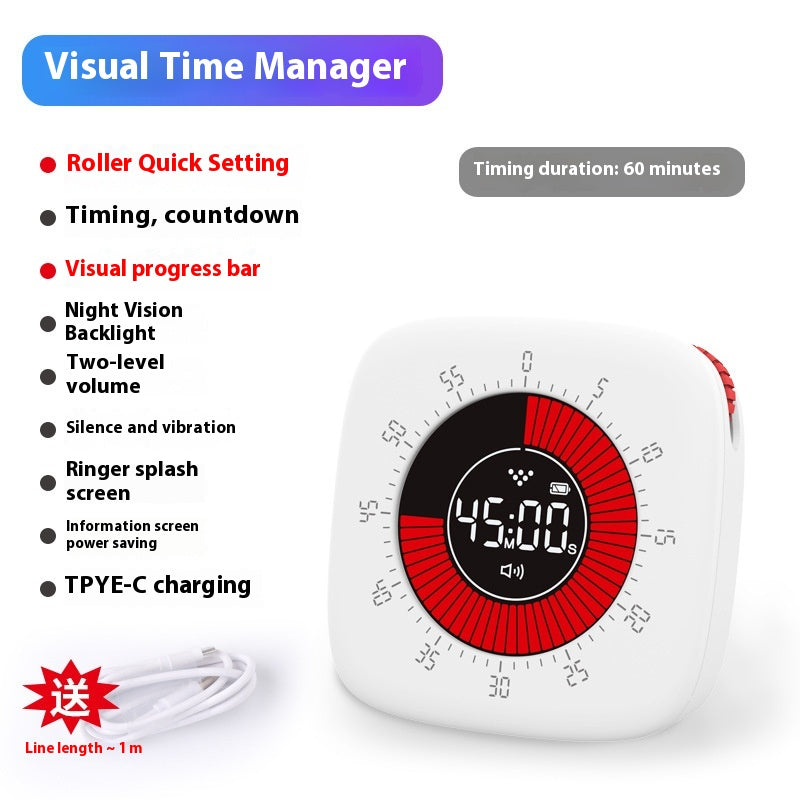 Visual Mute Time Manager Alarme autodiscipline
