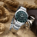Hommes Waterproof Business Calendrier Montre Quartz
