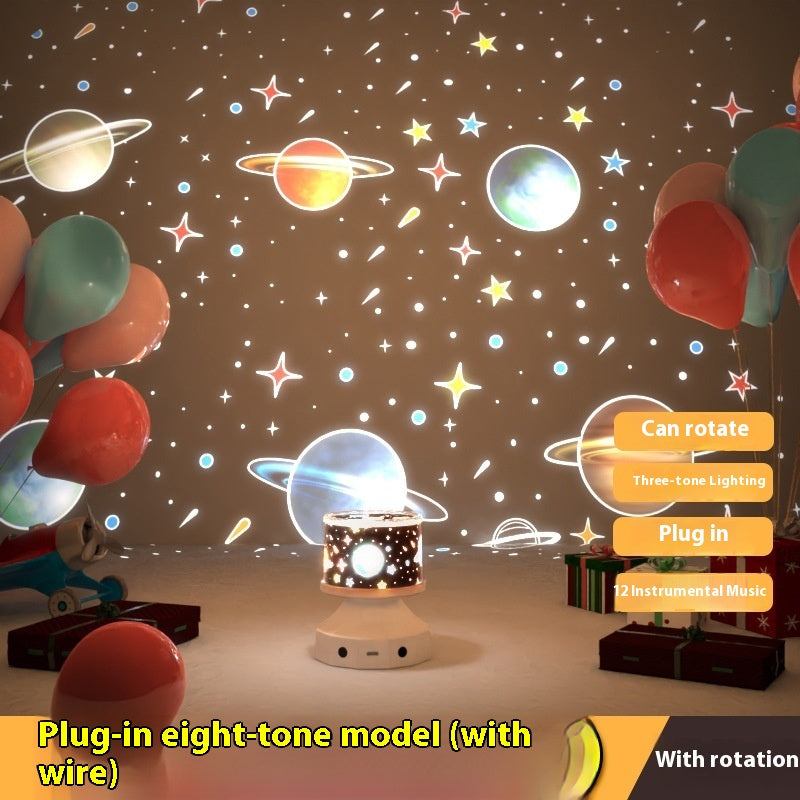 Lampe de projection de lumière Star Creative Bluetooth Stéréo Jouet lumineux
