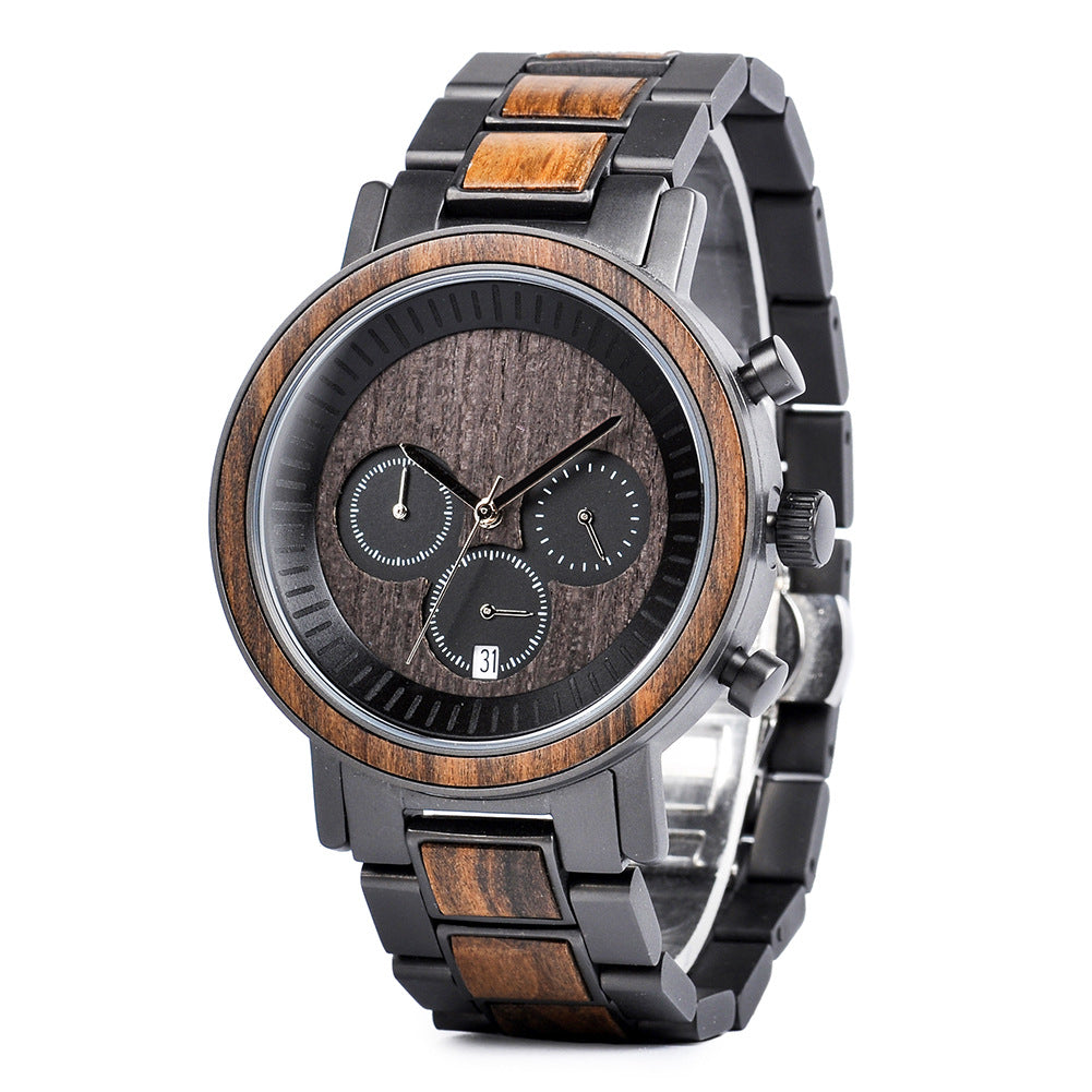 Montre analogique à quartz casual et élégant