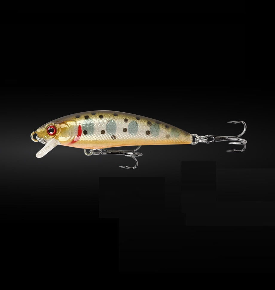 6cm57g Floating Minnow Lure Freshwater Topmouth Culter Weever Mandarin Fish Lure Simulation