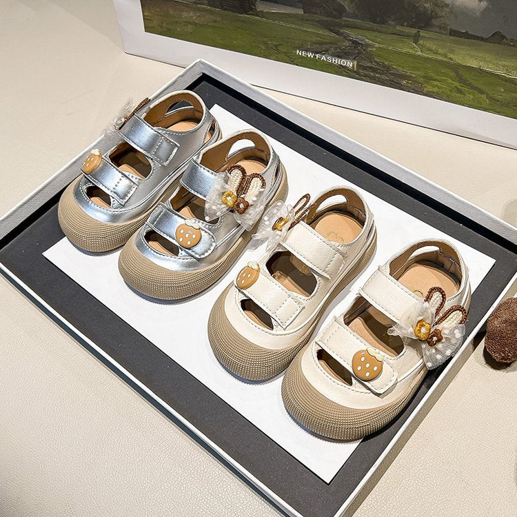 Fille Bébé mignon pendentif Sandales été Princesse des enfants Chaussures Baotou petite fille doux