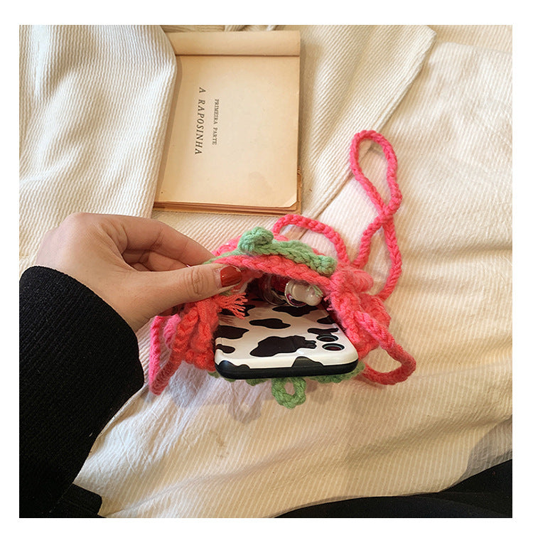Sac de corps en laine de laine pour enfants fait main