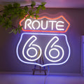 66 Highway Neon LED Glow créatif