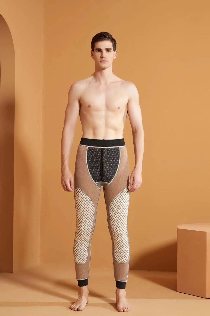 Pantalons de coton pour hommes du nord-est Graphene Soutien à la taille Épaisseur doublé de polaire