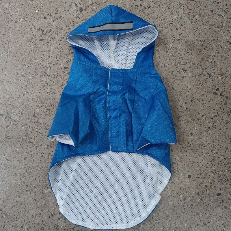 Manteau de pluie pour chien réflecteur imperméable imperméable à la neige pour petits chats chiots imperméable animaux de compagnie S