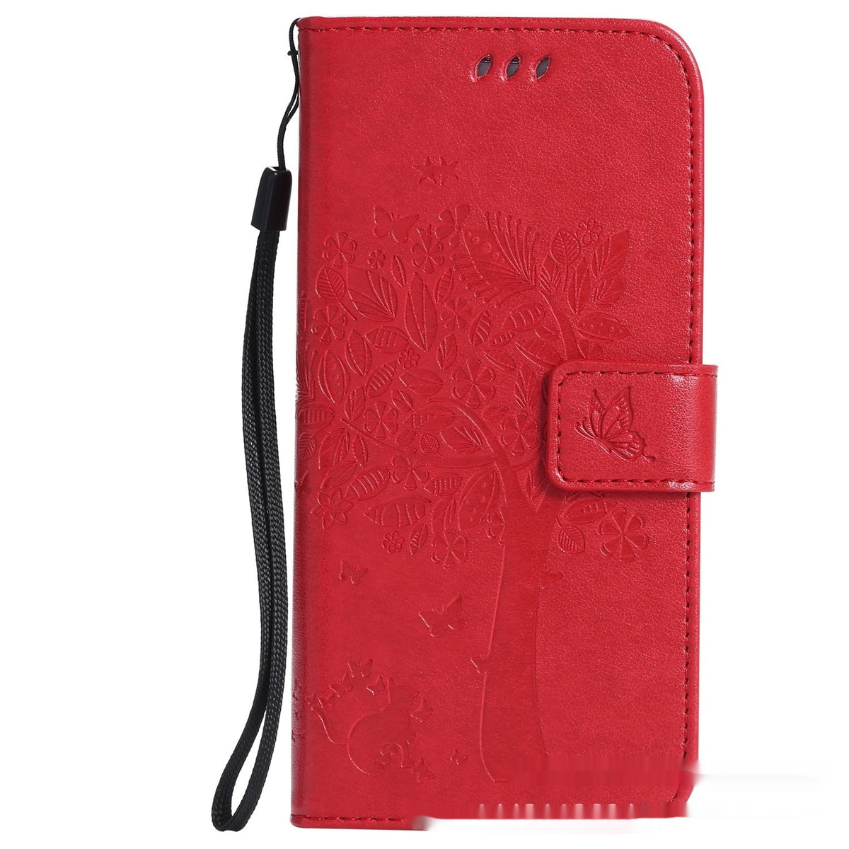 S23 Boite de téléphone mobile pour chat et arbre