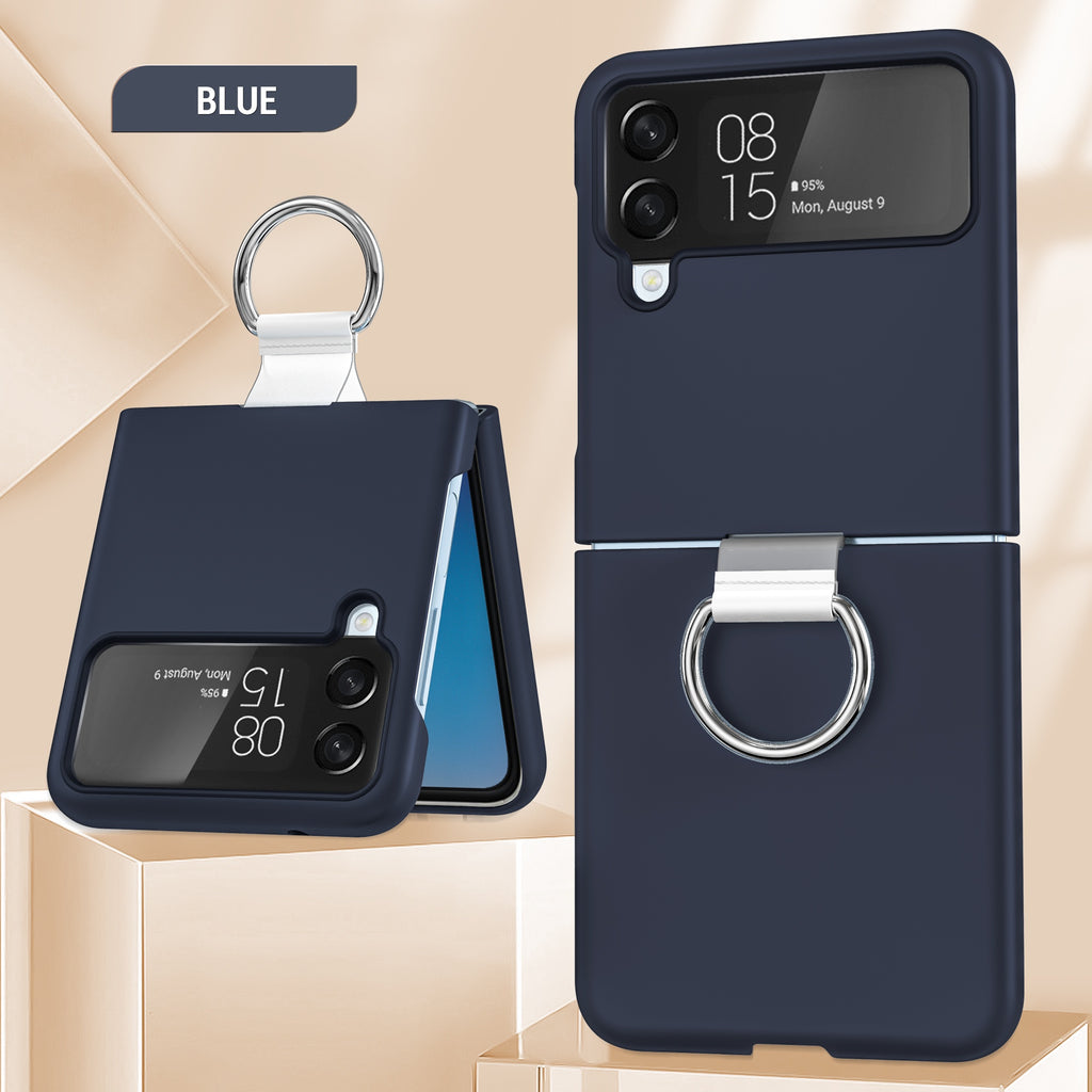 Étui de protection transparent pour bague fixe Galaxy Zflip4