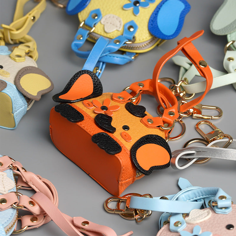 Little Elephant Donkey Accueil Pendentif Petit Sac Mignon Sac Charm Rouge à lèvres Headset Car Keychain