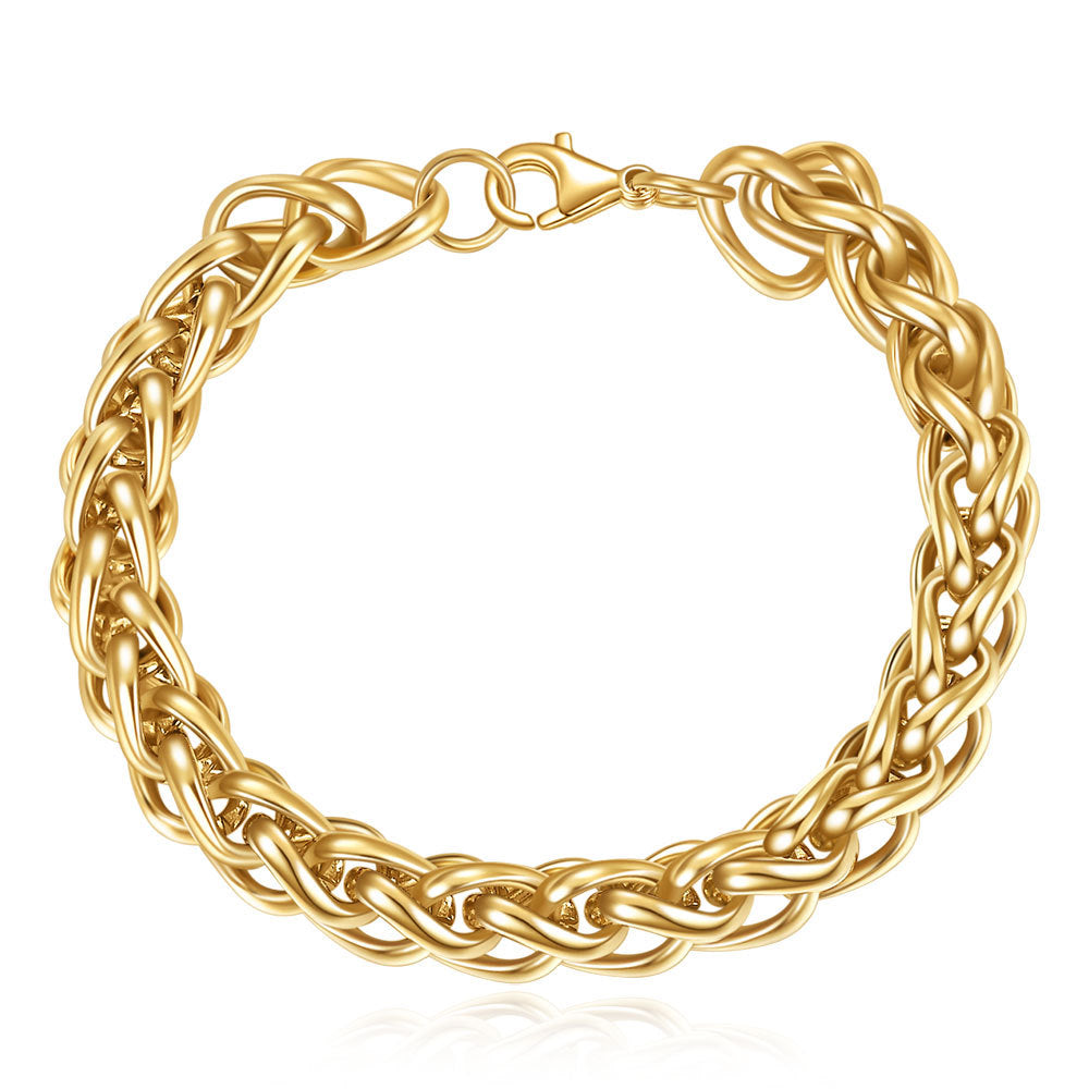 Hommes et femmes Titanium acier bracelet personnalisé