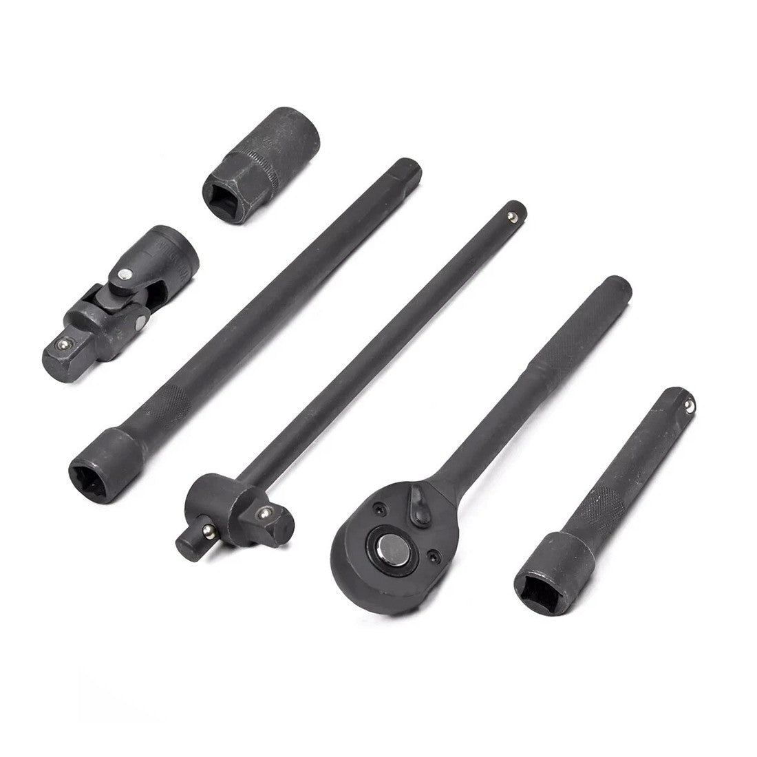 Ensemble de socket à clé à cliquet de 1 et 2 poids lourds 8-32mm