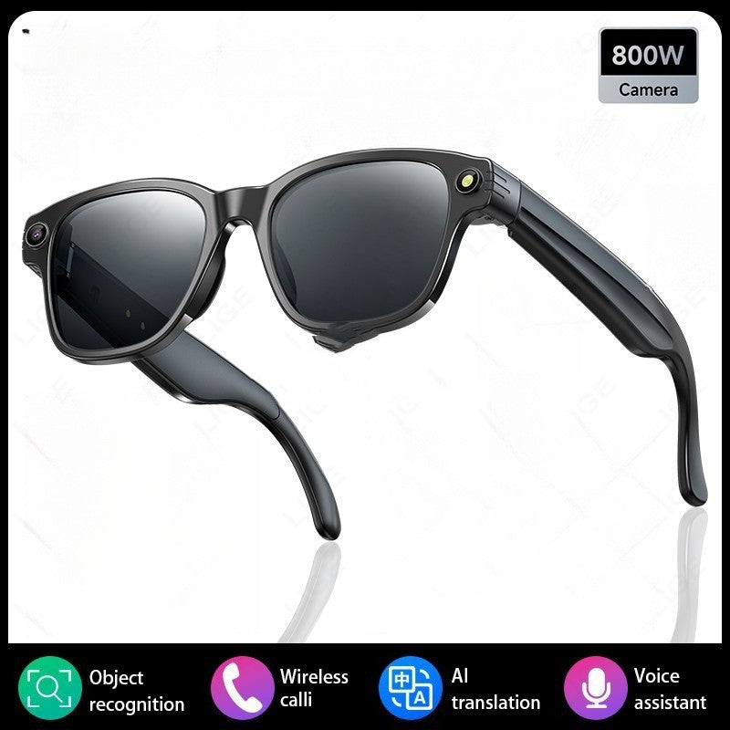 Arrivée L801 Smart Photo Glass 8 millions de Pixels AI Traduction Photo Vidéo Bluetooth Cal