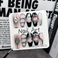 Conseils faits à la main pour les ongles de longueur moyenne