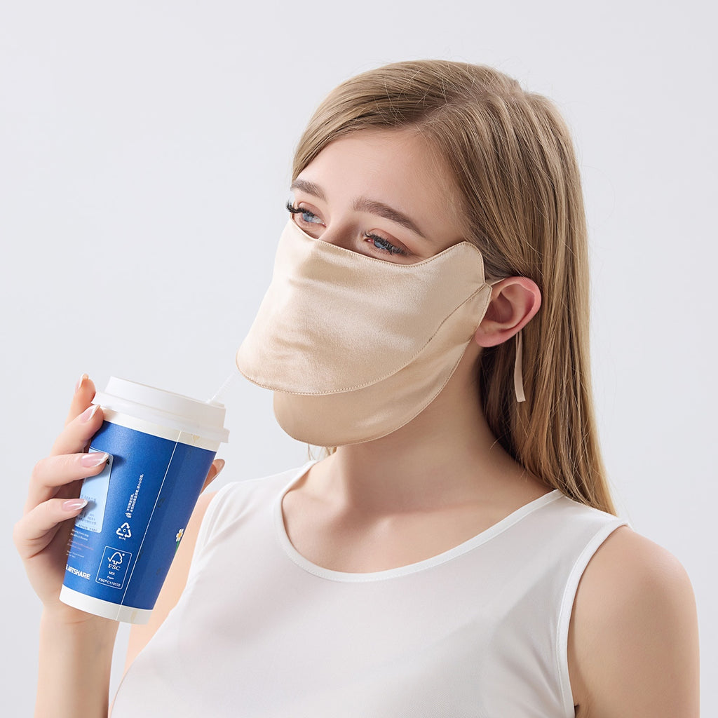 Masque de protection solaire ouvert pour les femmes