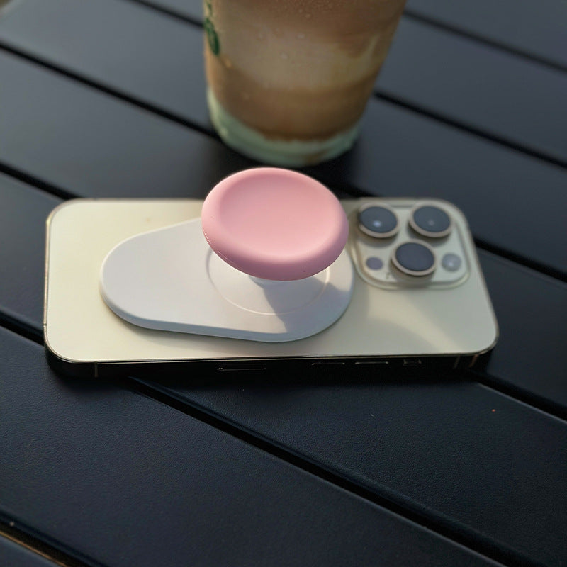 Couvercle de coupe en silicone applicable au support de coussin gonflable de téléphone mobile magnétique