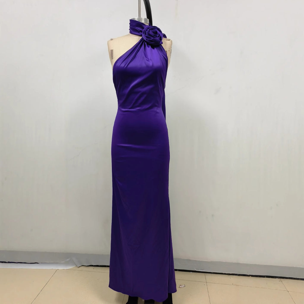 Robe de soirée pour porte-couleur haute taille