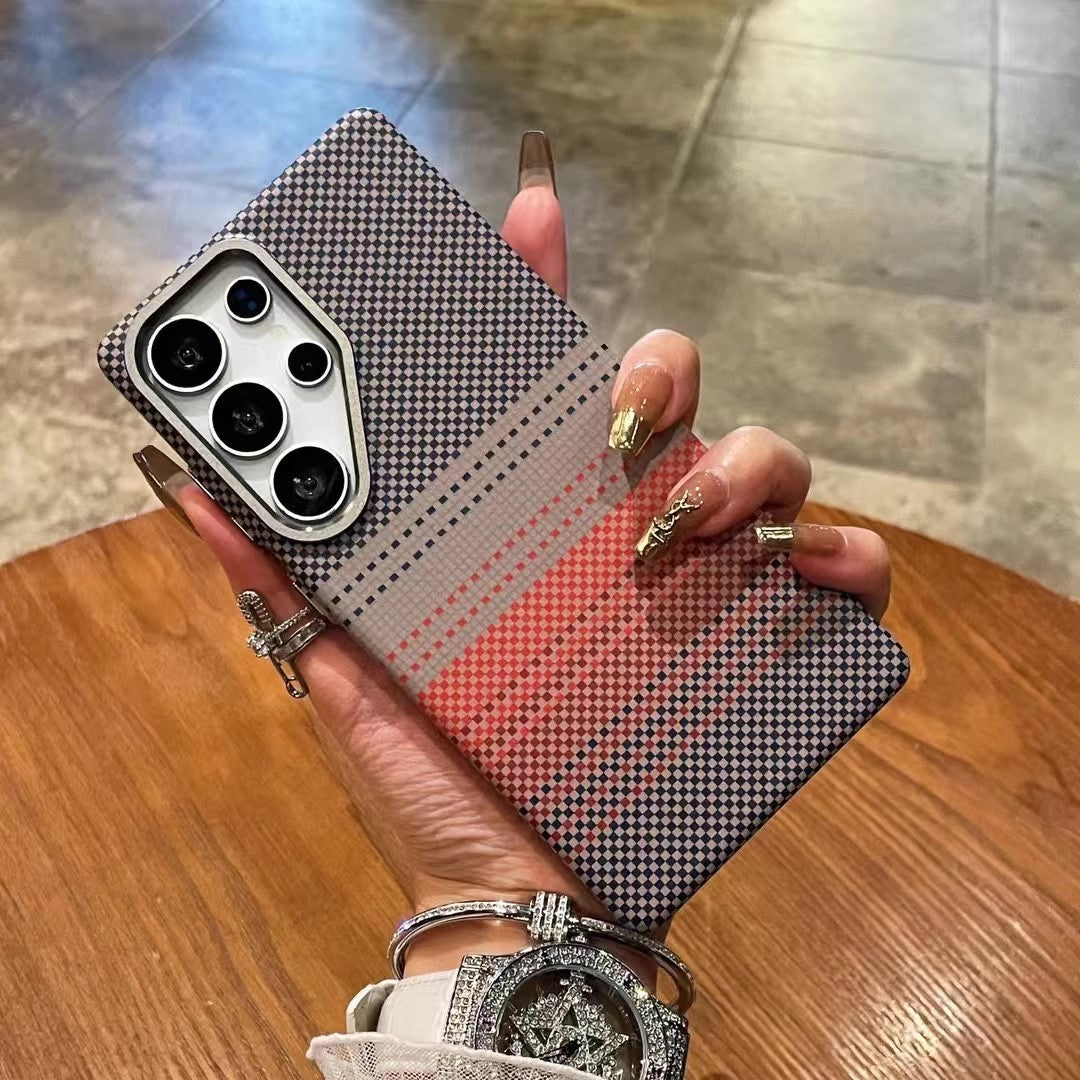 Coucher de soleil Moonlight Carbon Fiber Pattern Kevlar Pattern Aspiration magnétique Prote résistant à la chute