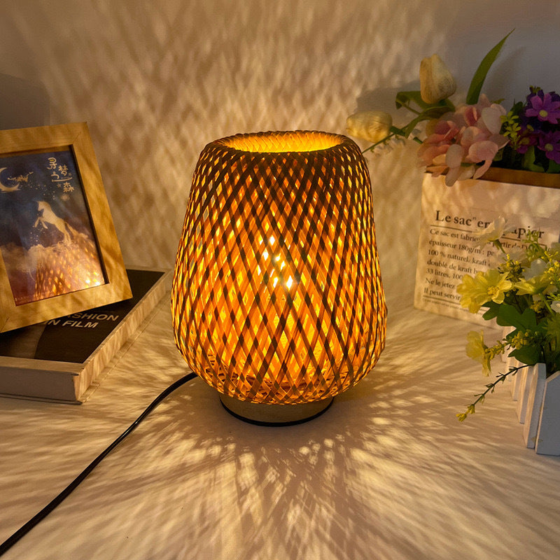 Lampe de bureau zen dimmable de style japonais
