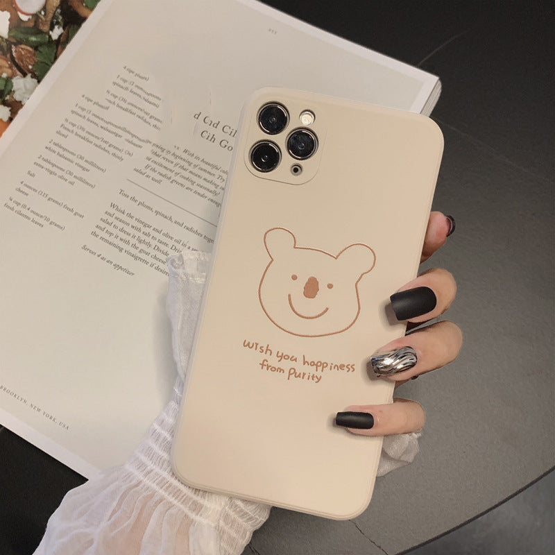 Le boîtier de téléphone portable Koala applique le gel liquide de silice