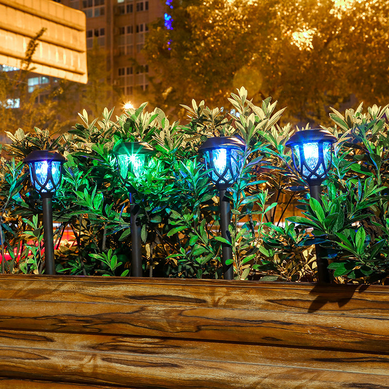 Lampe de jardin de pelouse solaire extérieure LED lumière décorative