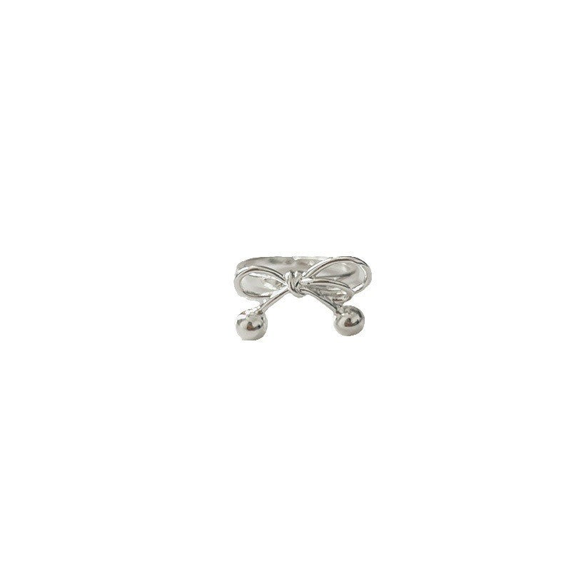 925 Argent Sterling Irrégulier Anneau Géométrique Femme Année Niche Design Sens Mode P