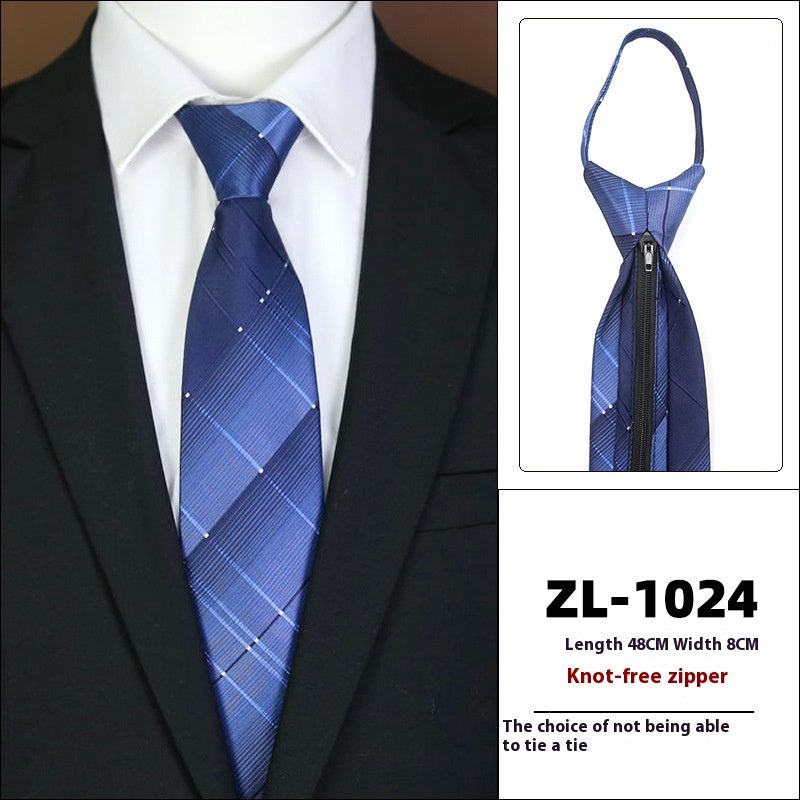 L'usure formelle pour hommes Business Zipper Tie-free