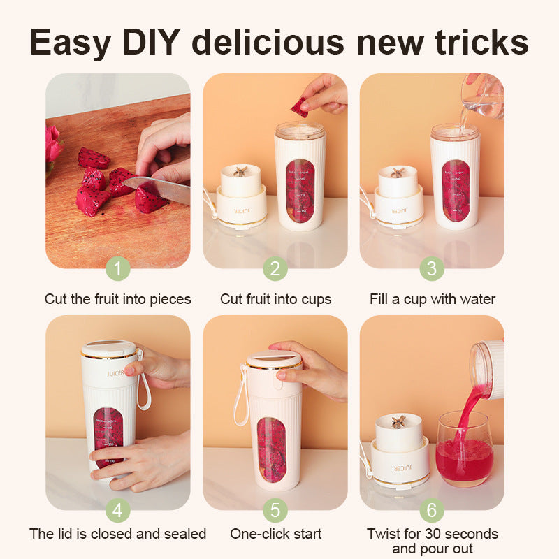 Household Portable Fruit Blender Mini Cup