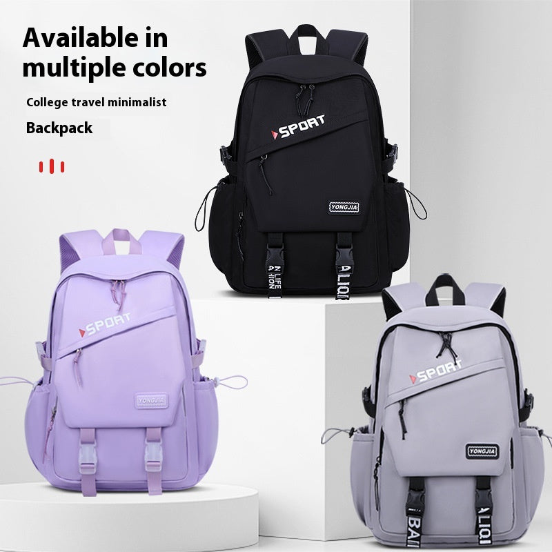 Tendance scolaire Sac à dos Simple Grande capacité