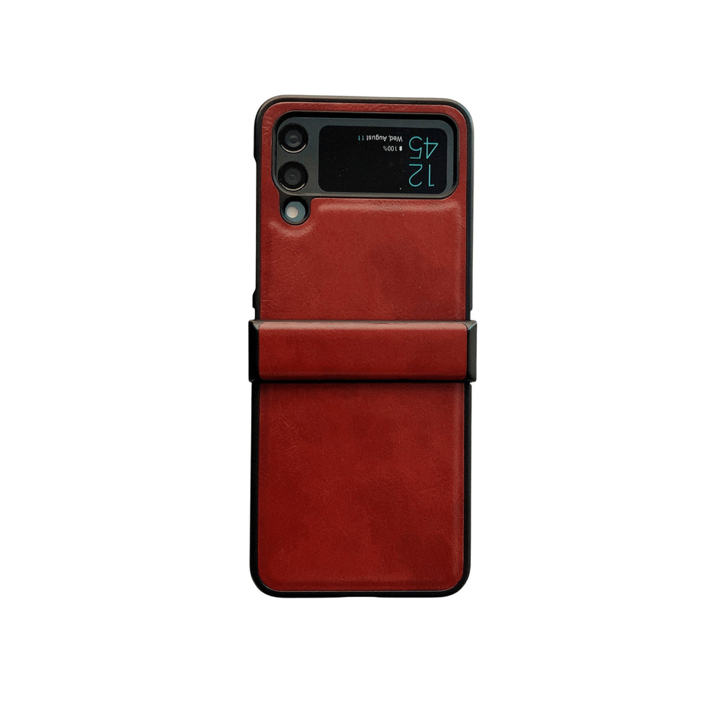 Housse de protection pliante en cuir d'affaires