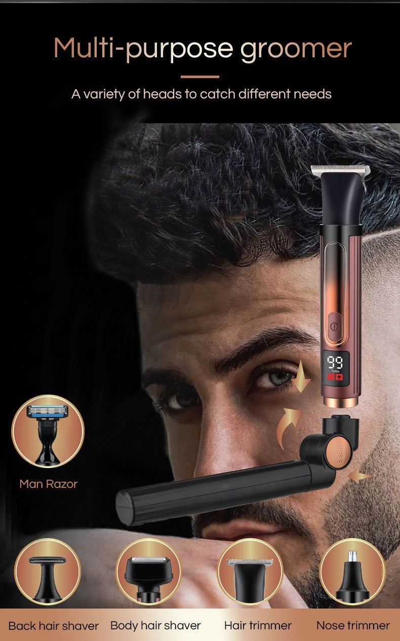 Électrique du dos des hommes rehaussé Trintre cheveux visage bras barbe Trintre