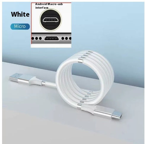 Cable de stockage de données de voyage magnétique portable Type-c