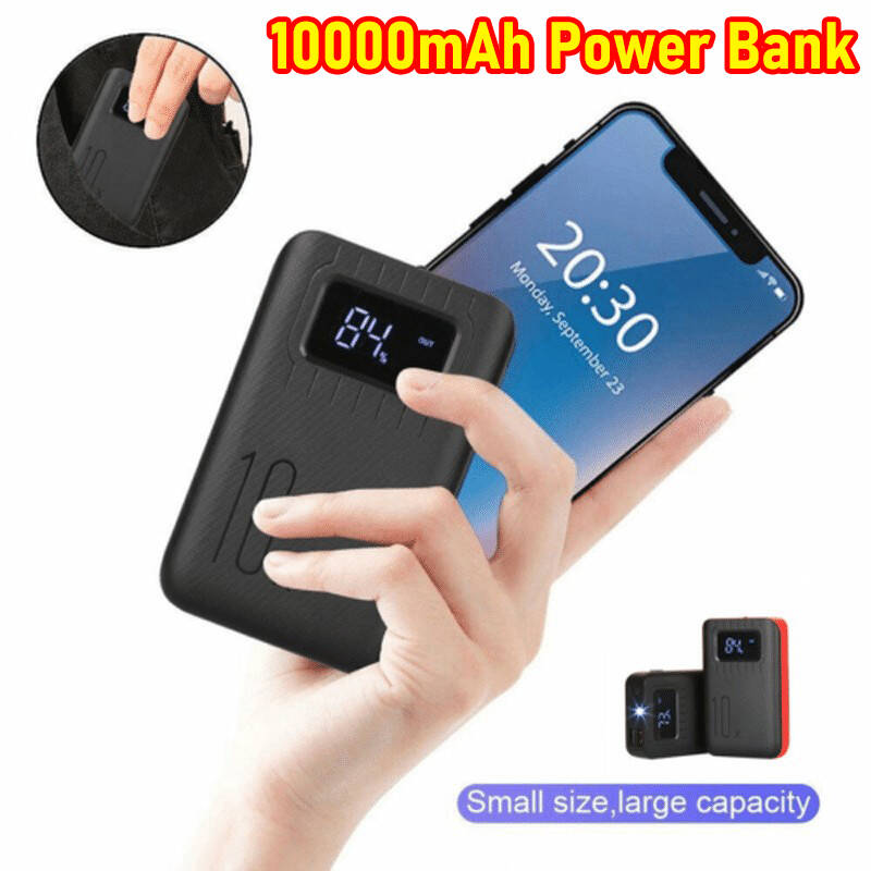 10 000 MAh Portable Fast Charger Power Bank avec double USB