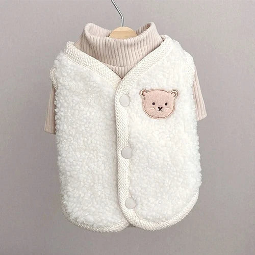 Bixin animaux vêtements chat chat chien automne et hiver porter épais coton manteau