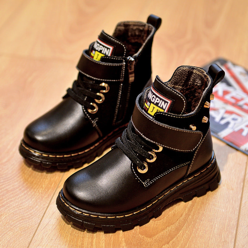 Bottes de coton en peluche Mode style britannique