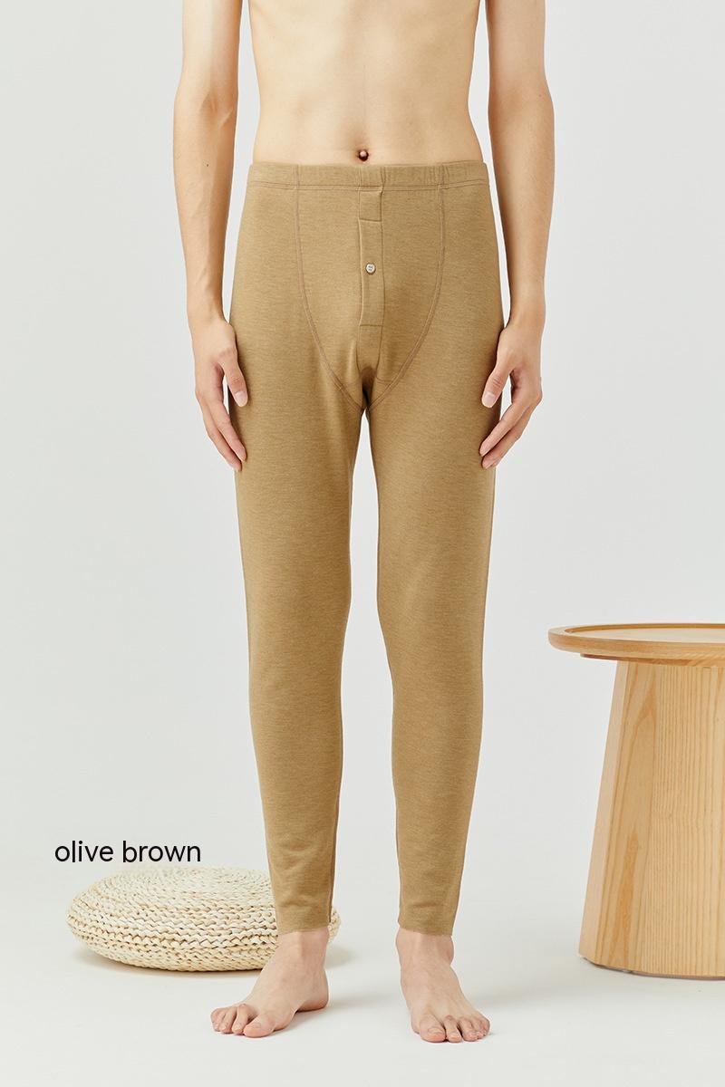 Pantalon chaud homme en cachemire avec velours