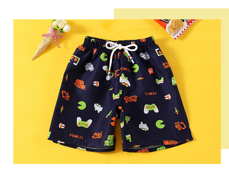 Shorts Beach Trunks Casual Loose Outer Wear Big Panties Cartoon Fashionable Cinquième Pantalon