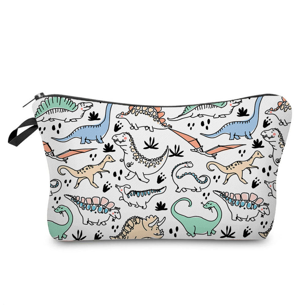 Cartoon Dinosaur Imprimer Sac de maquillage