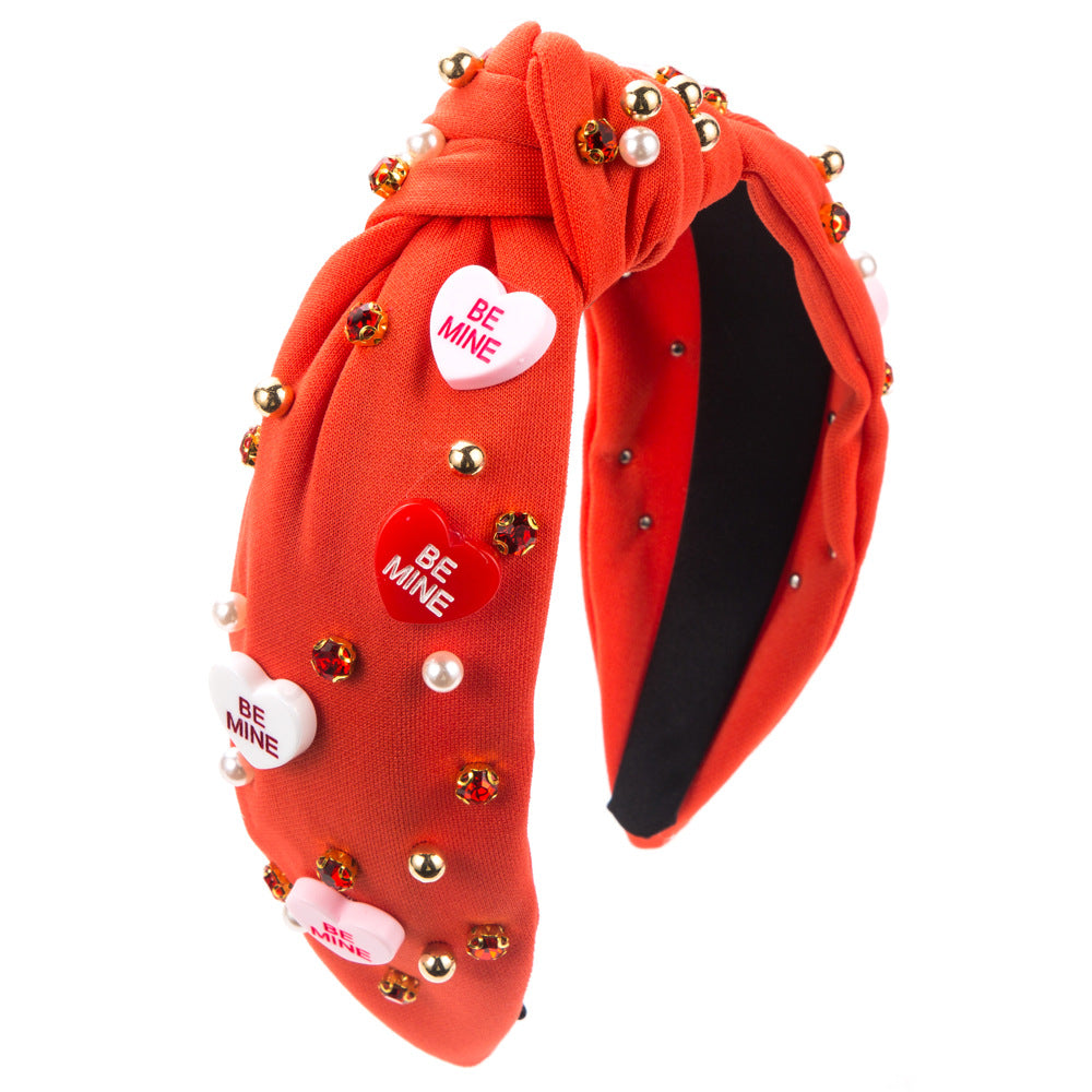 Femme Strass Pearl High Skull Top Knotted Accessoires pour cheveux de vacances