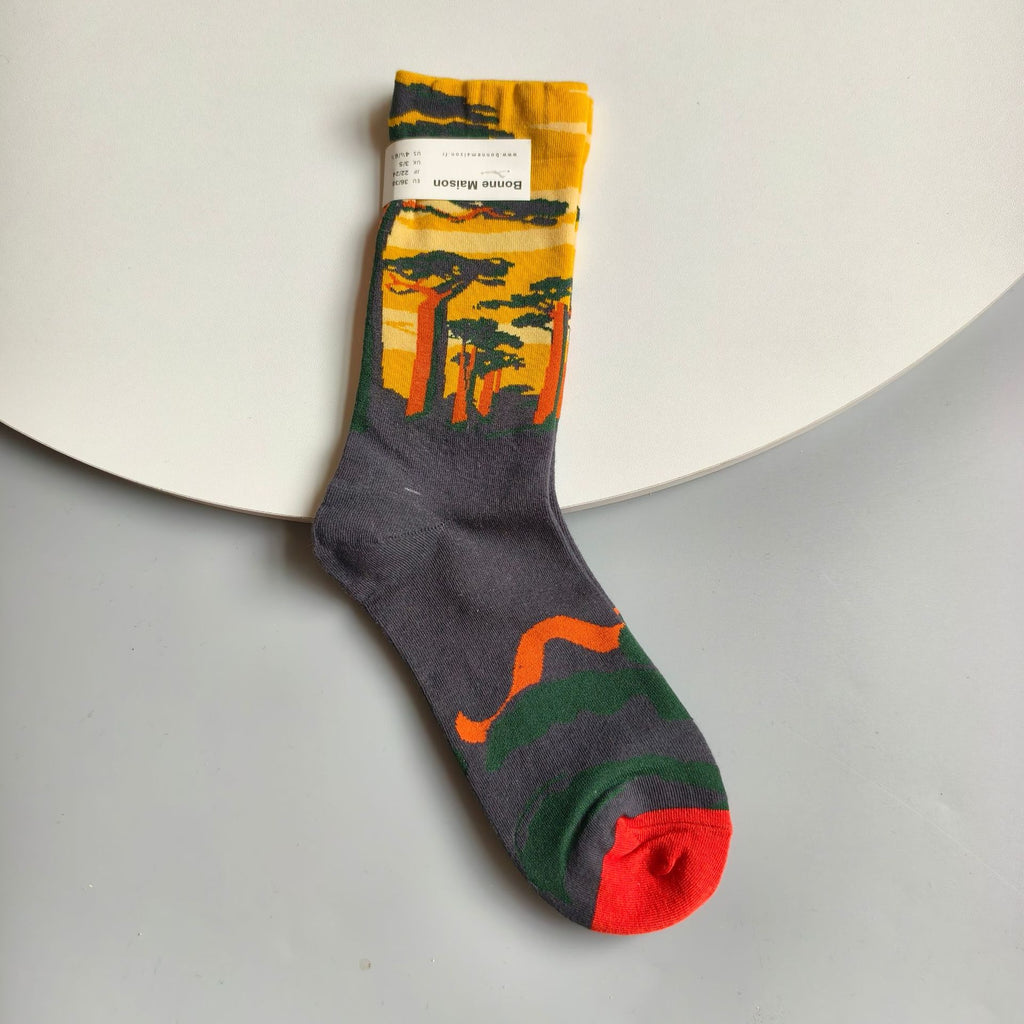 Chaussettes d'automne européennes et américaines