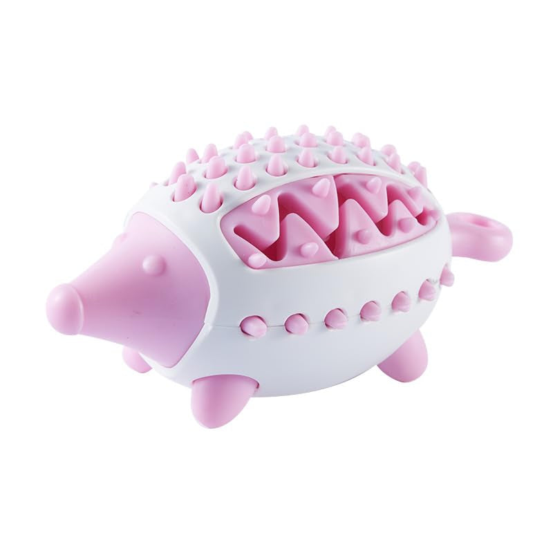 Dog Treat Interactive Chew Toy for Puppies Food-leaking Design Teeth Grinding Cleaning Eng