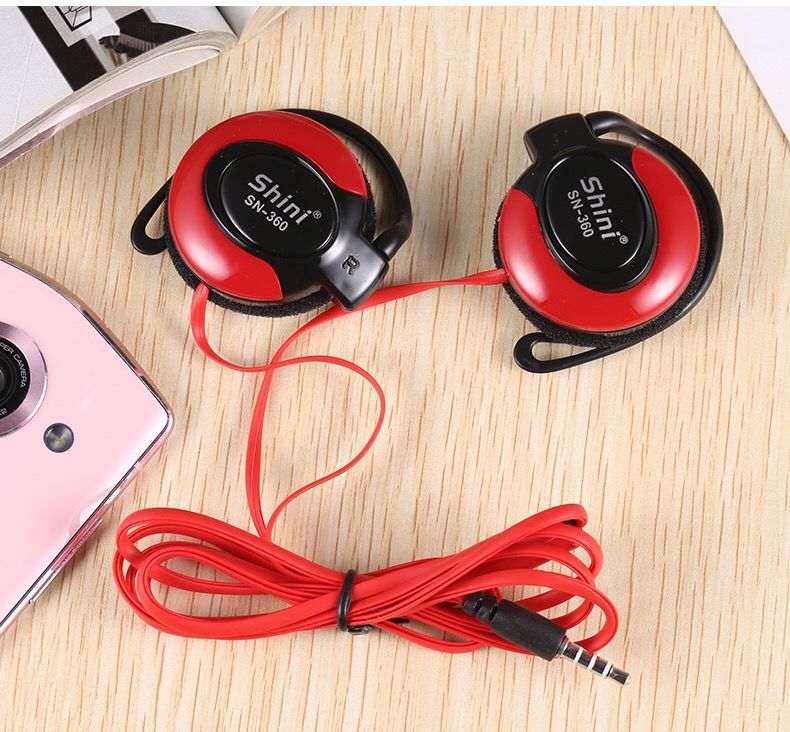 Ear Hook Earphones Surveillance Earphone Trou rond Universal Heavy Bass HD Casque Voix